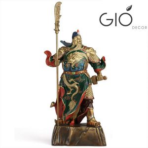 Tượng quan vân trường bằng đồng